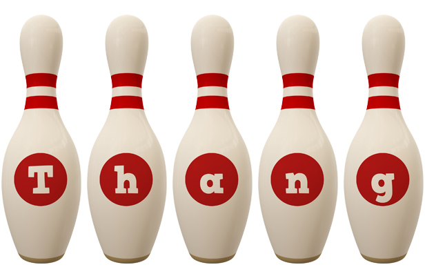 Thang bowling-pin logo