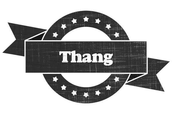 Thang grunge logo
