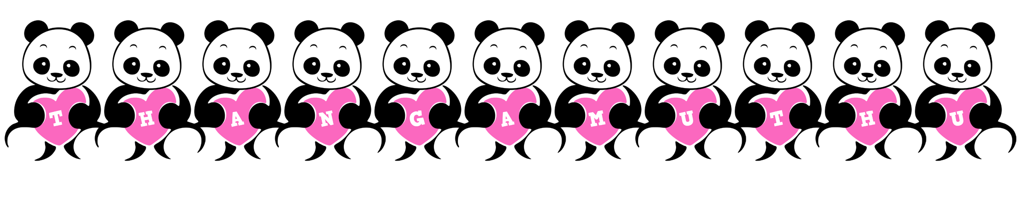 Thangamuthu love-panda logo