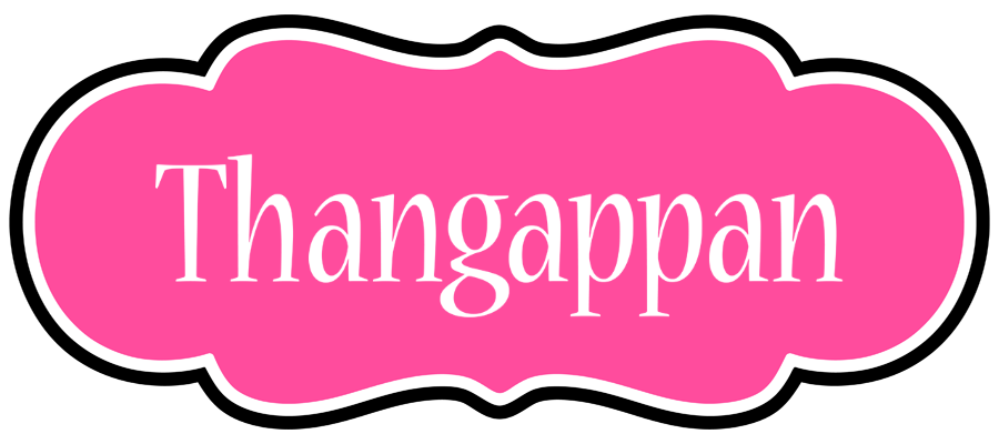 Thangappan invitation logo