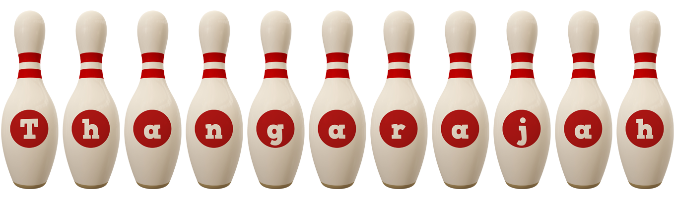 Thangarajah bowling-pin logo