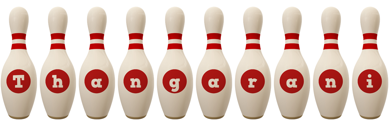 Thangarani bowling-pin logo