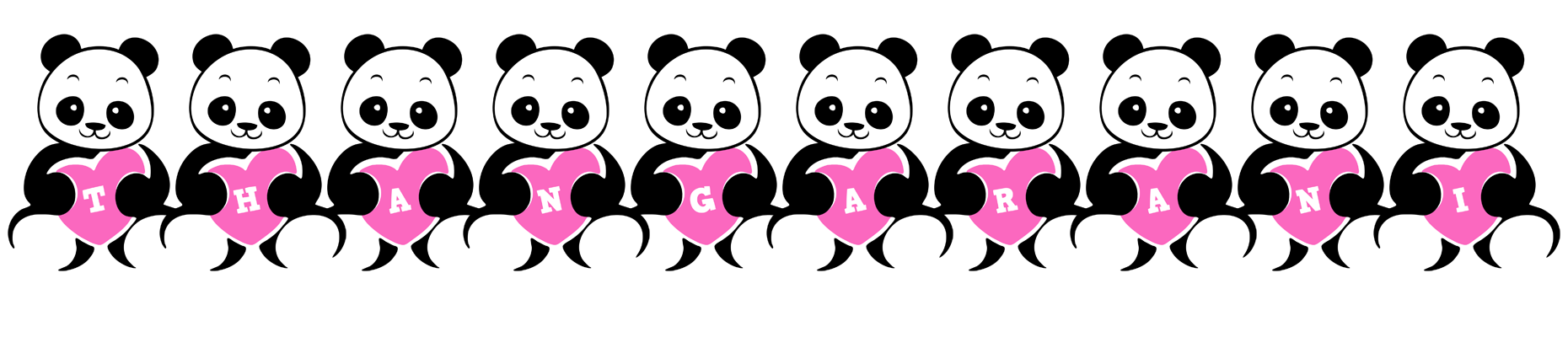 Thangarani love-panda logo