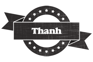 Thanh grunge logo