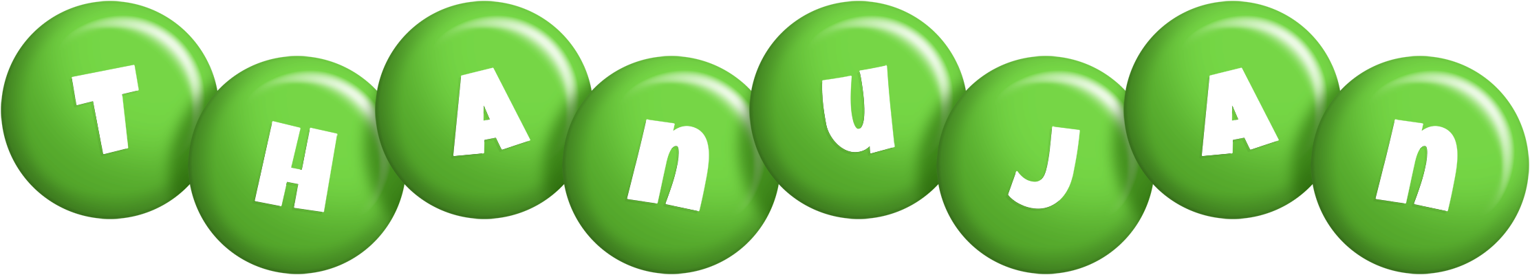 Thanujan candy-green logo