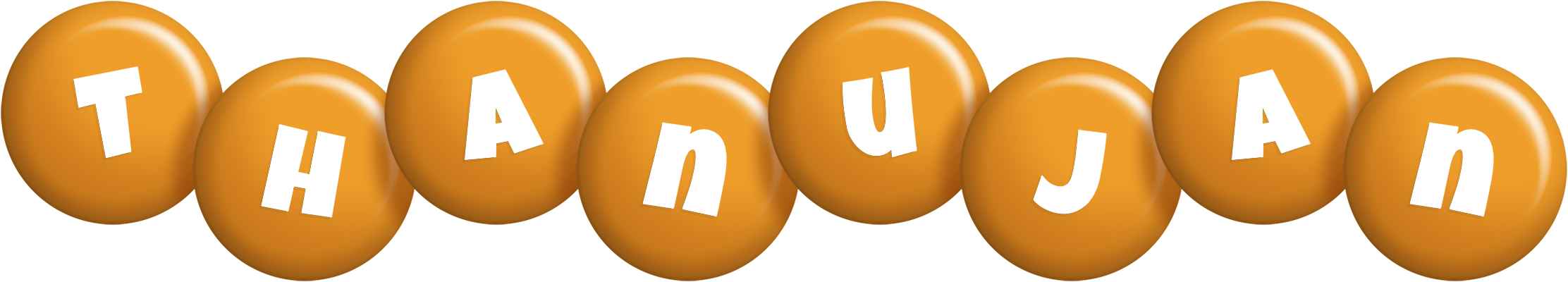 Thanujan candy-orange logo