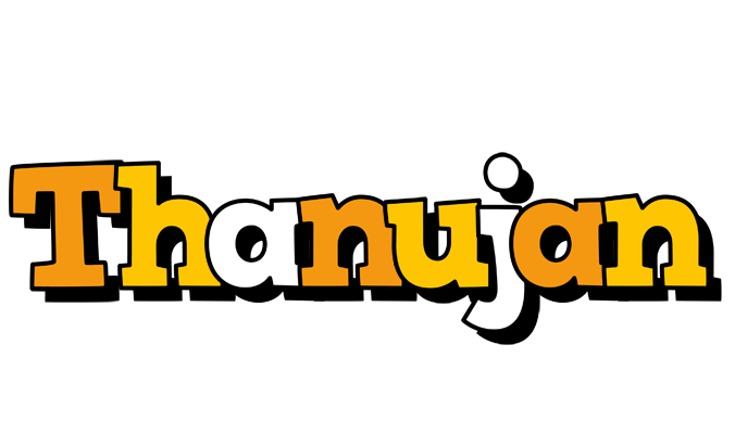 Thanujan cartoon logo