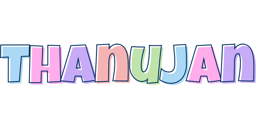 Thanujan pastel logo