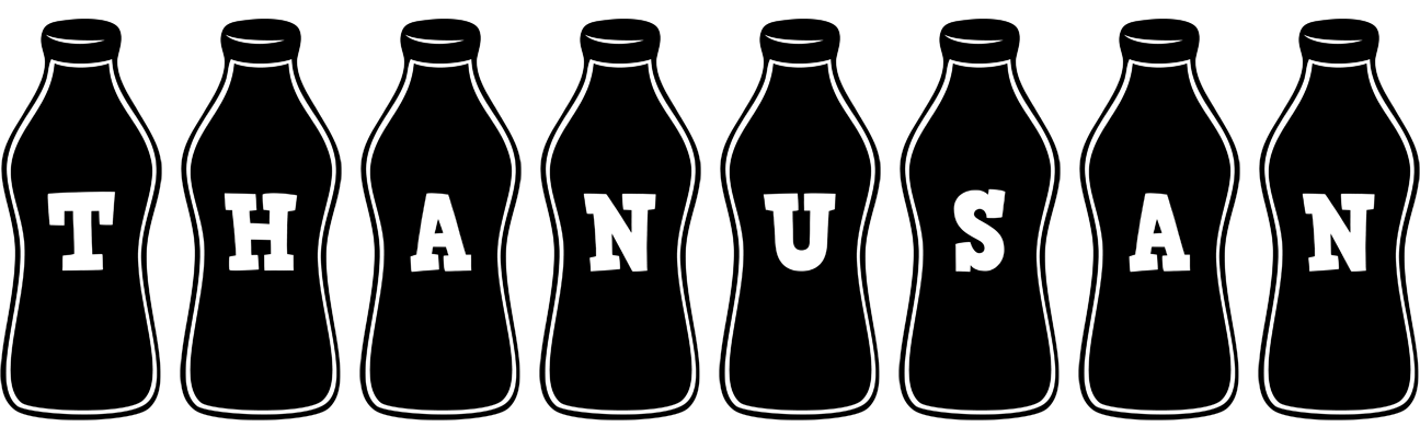 Thanusan bottle logo