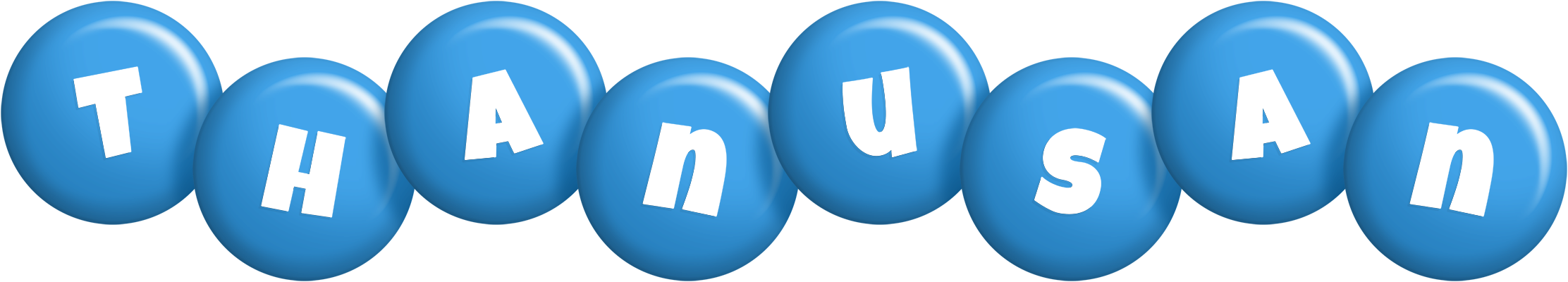 Thanusan candy-blue logo