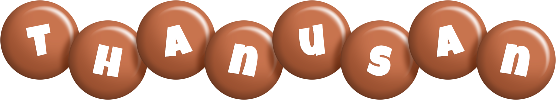 Thanusan candy-brown logo