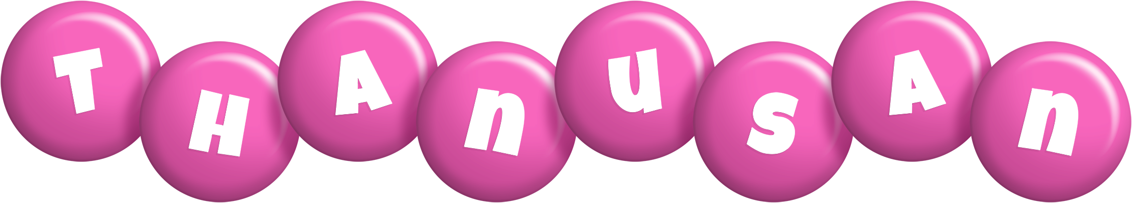 Thanusan candy-pink logo