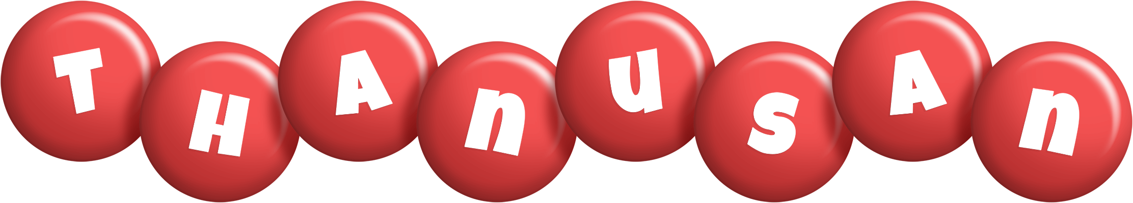 Thanusan candy-red logo