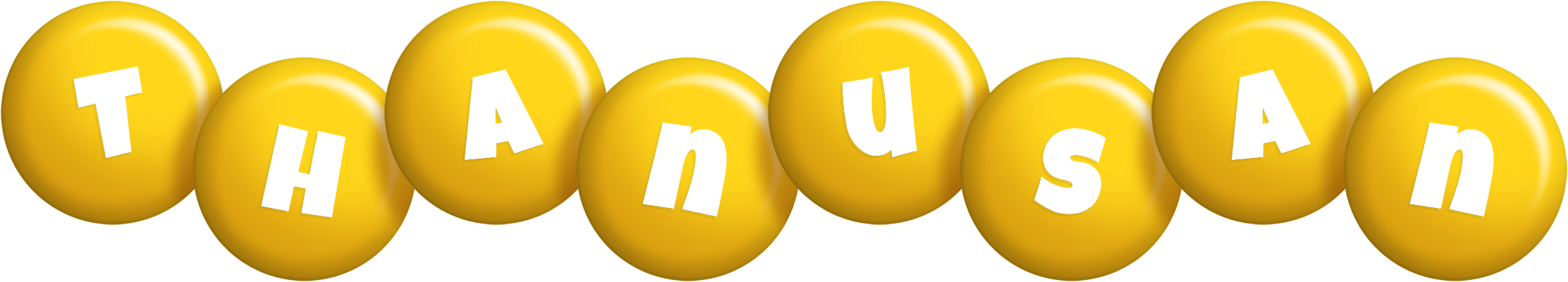 Thanusan candy-yellow logo
