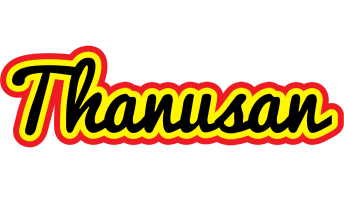 Thanusan flaming logo