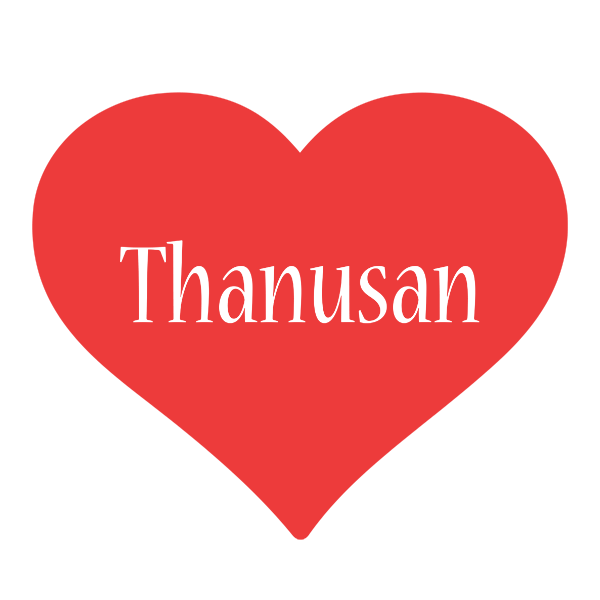 Thanusan love logo