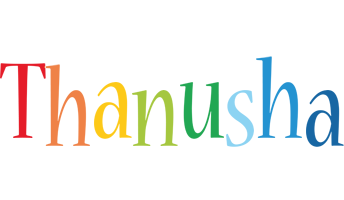 Thanusha birthday logo