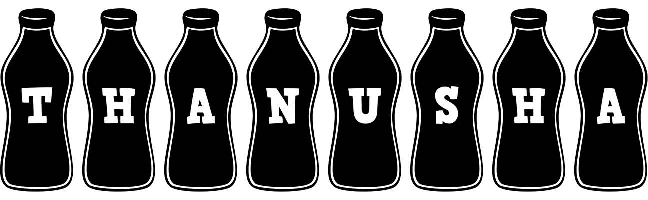 Thanusha bottle logo