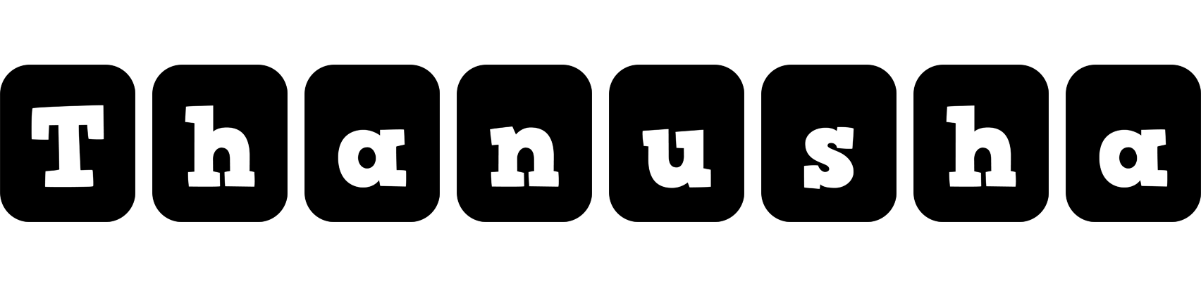 Thanusha box logo