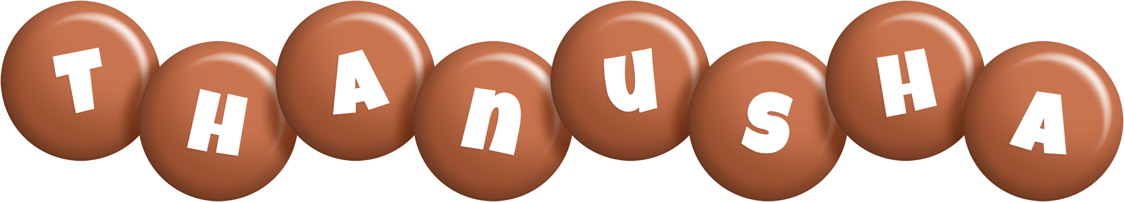Thanusha candy-brown logo