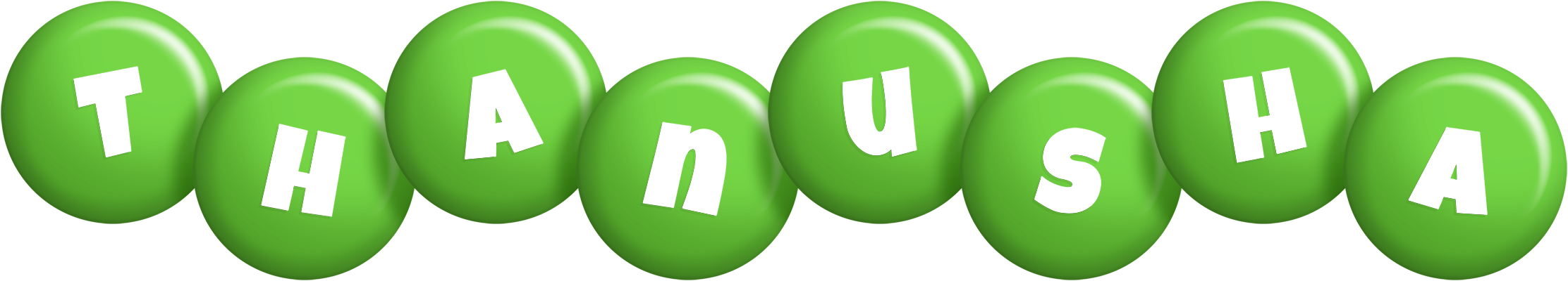 Thanusha candy-green logo