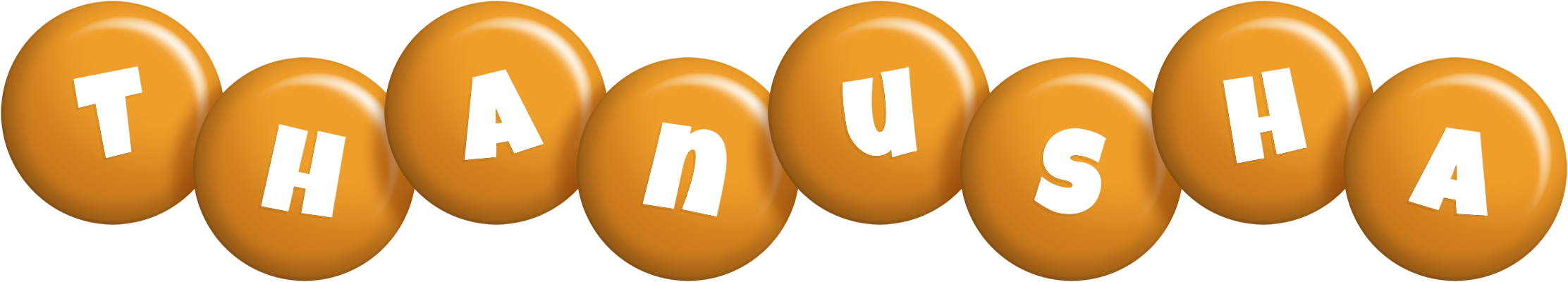 Thanusha candy-orange logo