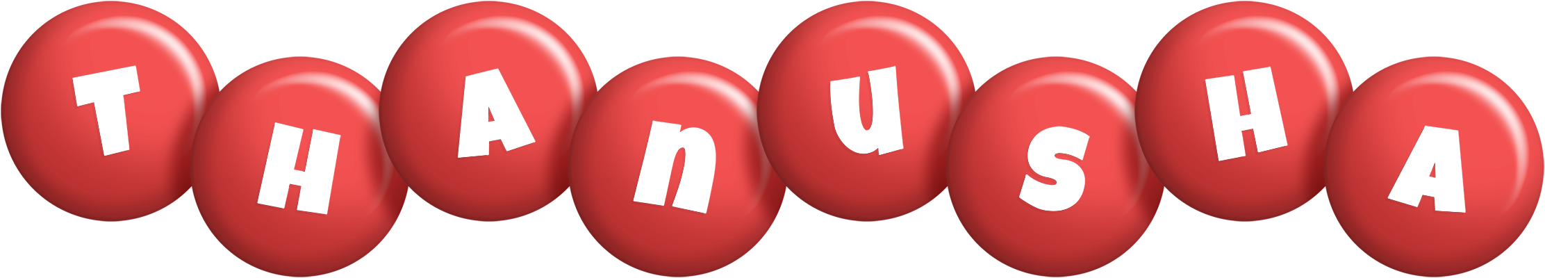 Thanusha candy-red logo