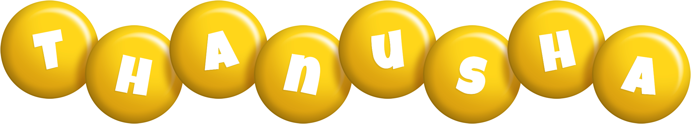 Thanusha candy-yellow logo
