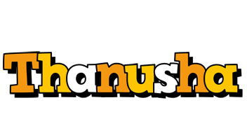 Thanusha cartoon logo