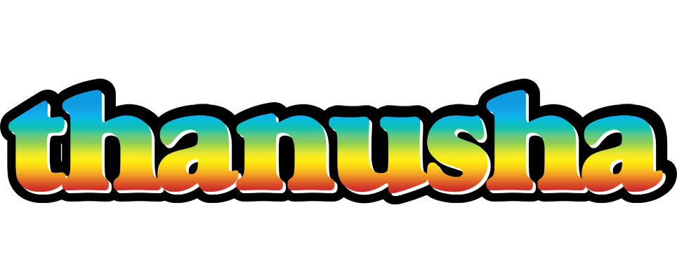 Thanusha color logo