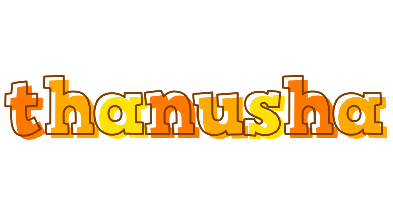 Thanusha desert logo