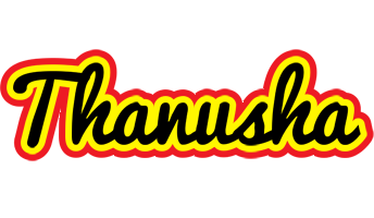 Thanusha flaming logo