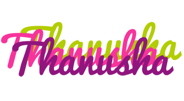 Thanusha flowers logo