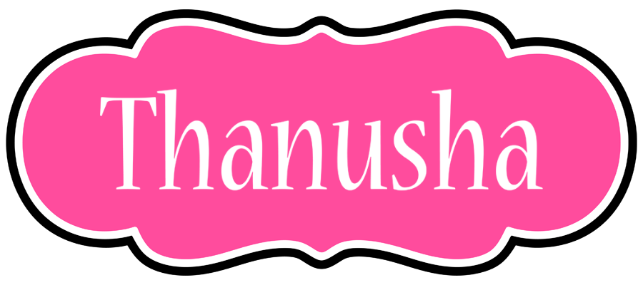 Thanusha invitation logo