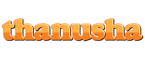 Thanusha orange logo