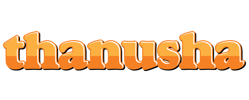 Thanusha orange logo