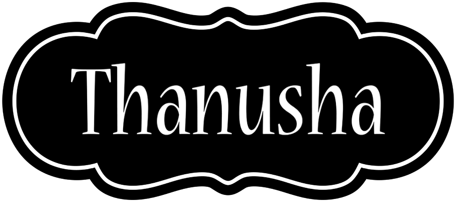 Thanusha welcome logo