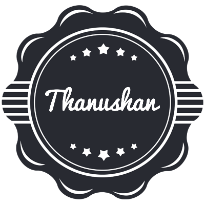 Thanushan badge logo