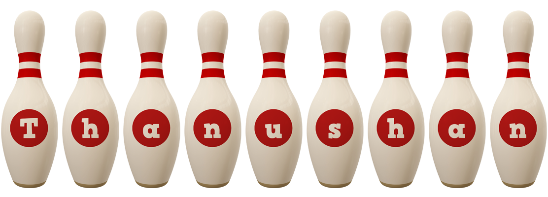Thanushan bowling-pin logo