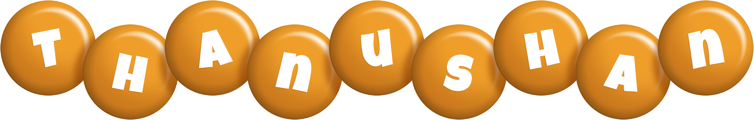 Thanushan candy-orange logo