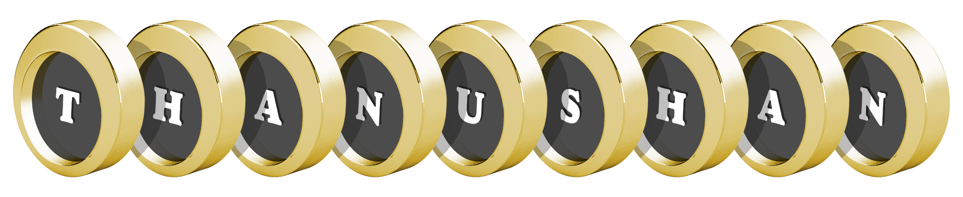 Thanushan gold logo