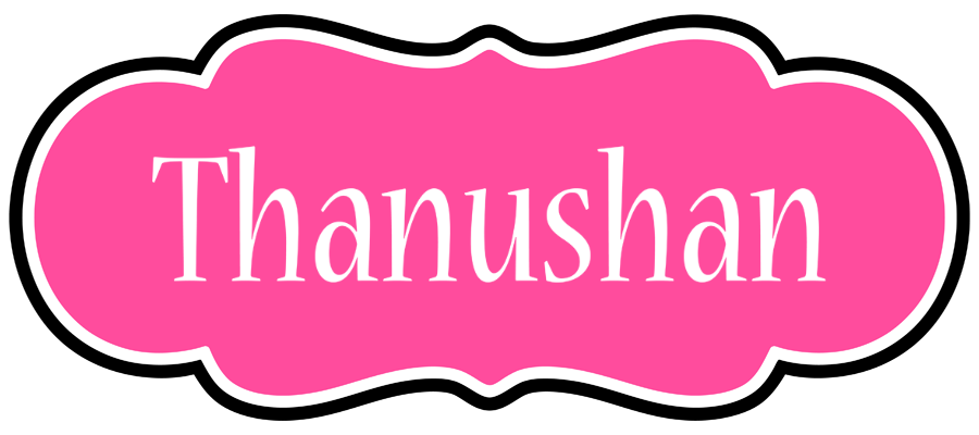 Thanushan invitation logo