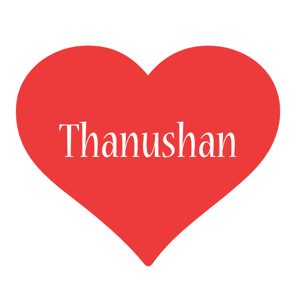 Thanushan love logo