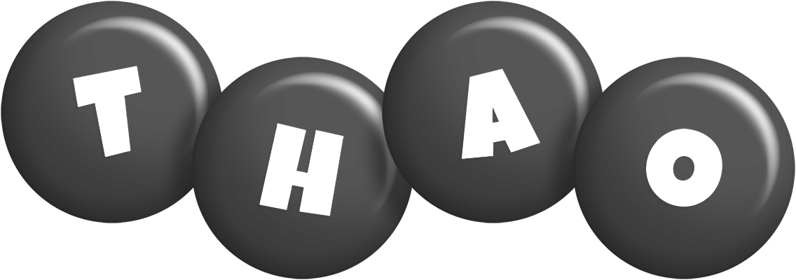 Thao candy-black logo
