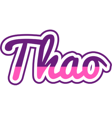 Thao cheerful logo
