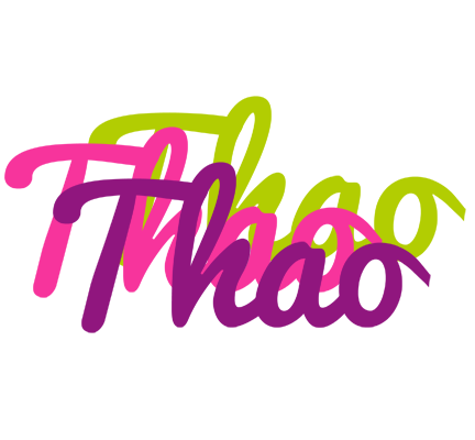 Thao flowers logo