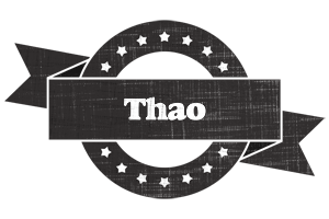 Thao grunge logo