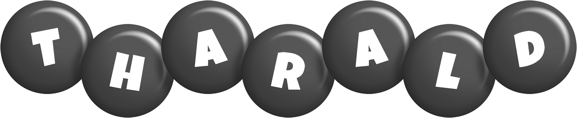 Tharald candy-black logo