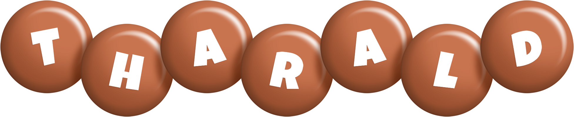 Tharald candy-brown logo