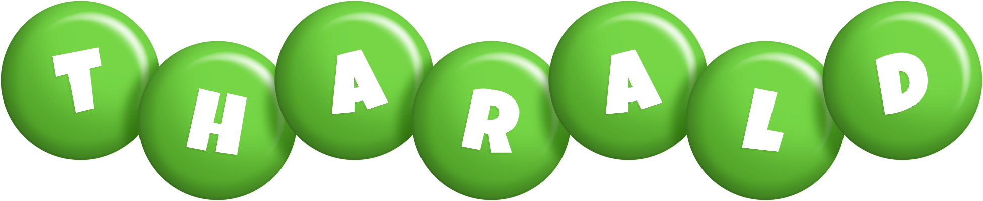 Tharald candy-green logo